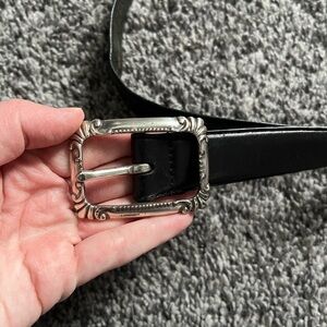 Fossil leather black belt